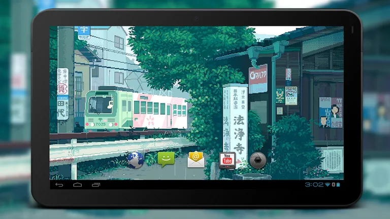 Rain Pixel Art 2D Live Wallpaper screenshot 3