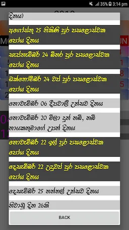 2025 Sinhala Calendar screenshot 3
