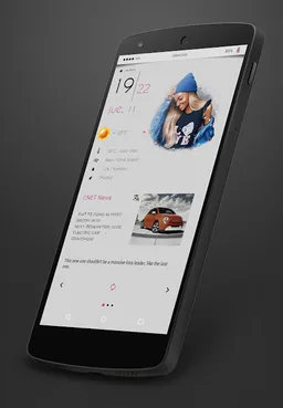 Gray Bloom XIU for Kustom/klwp screenshot 4