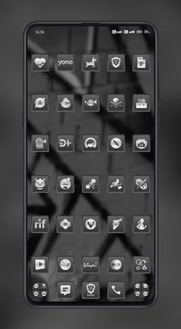 Threaded Silver Gray Icons screenshot 2