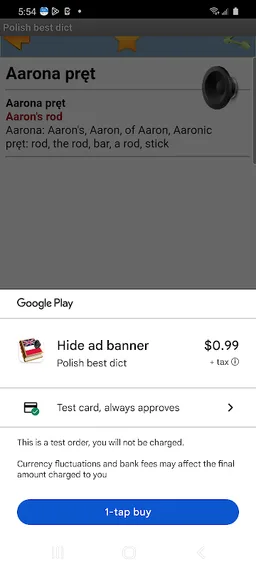 Polish bestdict screenshot 7