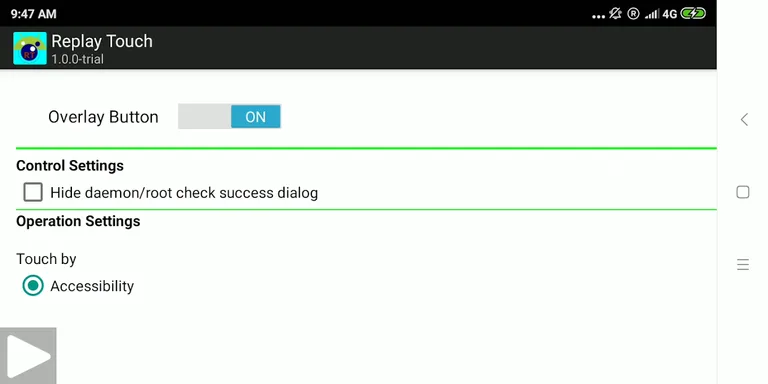 Replay Touch screenshot 1