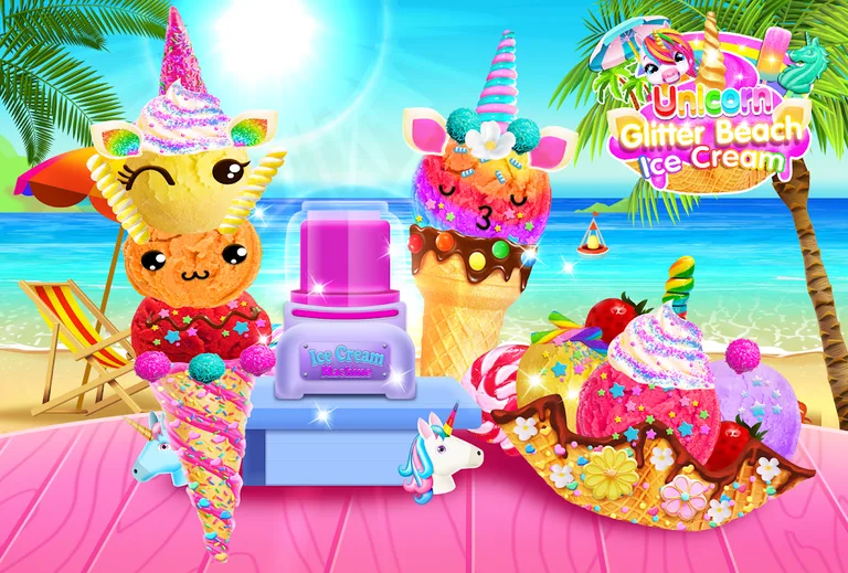 Rainbow Unicorn Ice Cream screenshot 5