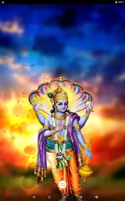God Vishnu Clock LWP screenshot 17