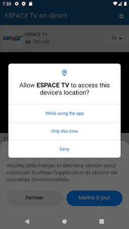 ESPACE TV GUINEE screenshot 2