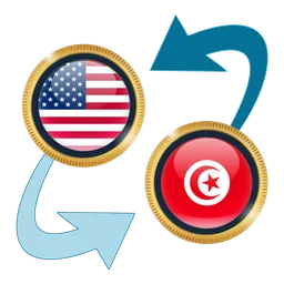 US Dollar to Tunisian Dinar icon