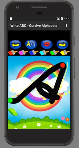 Write ABC - Cursive Alphabets screenshot 2