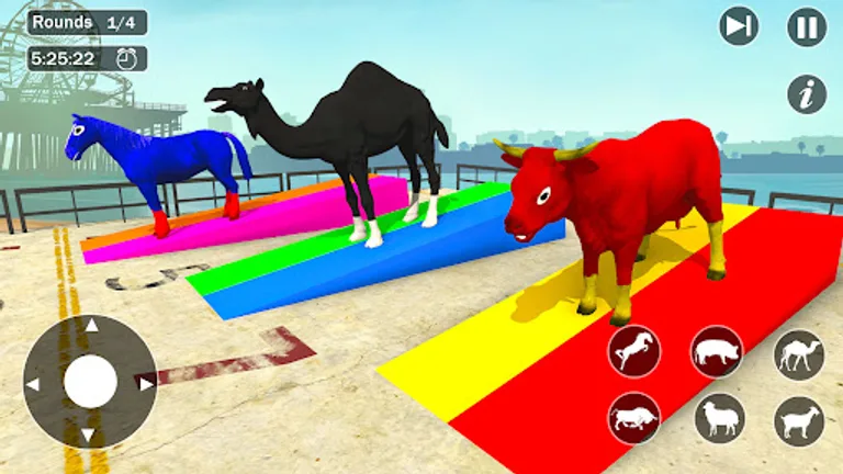 Tiger Cheetah Lion Race Games screenshot 4
