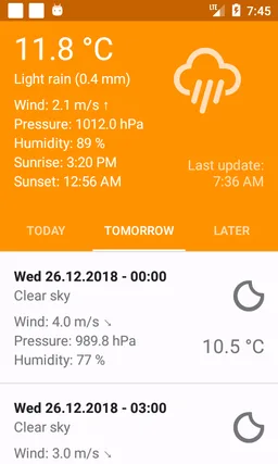 worldwide weather forecast 2019 screenshot 7