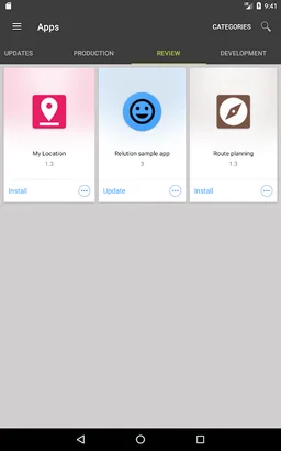 Relution screenshot 13