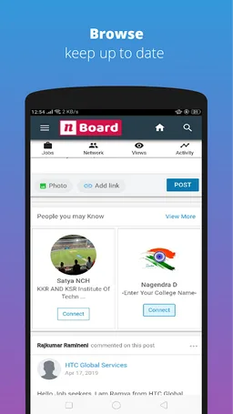 nBoard - Networking App for Students, job seekers. screenshot 3