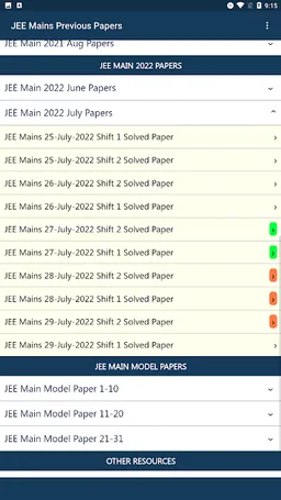 JEE Mains Previous Papers screenshot 7