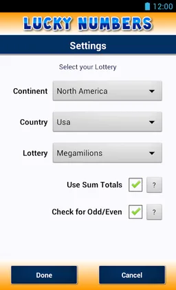 Lucky Numbers screenshot 2