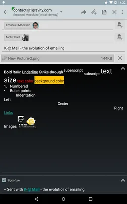 K-@ Mail Pro - Email App screenshot 11