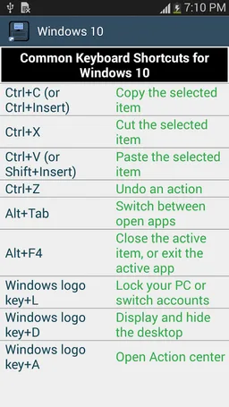 Shortcuts Keywork for Software screenshot 6