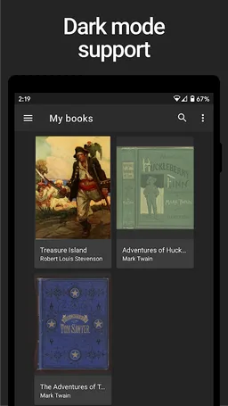 Lithium: EPUB Reader screenshot 1
