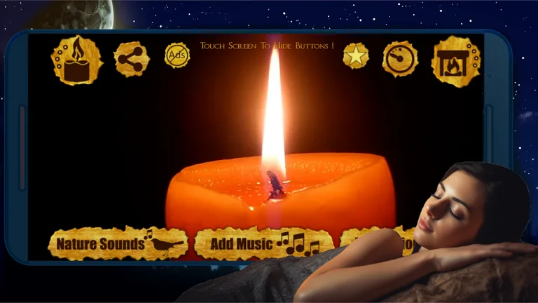 Night Light | Candle Fireplace screenshot 7