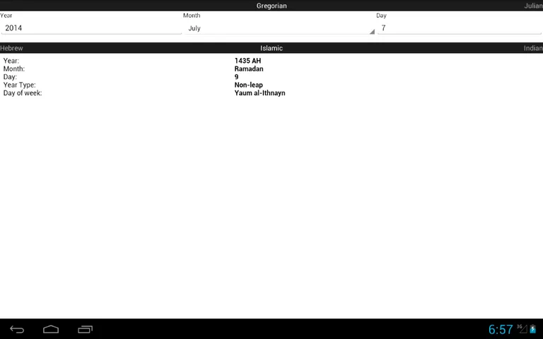 Date / Calendar Converter Free screenshot 3