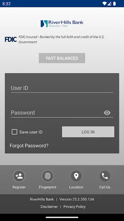 RiverHills Bank Mobile screenshot 2
