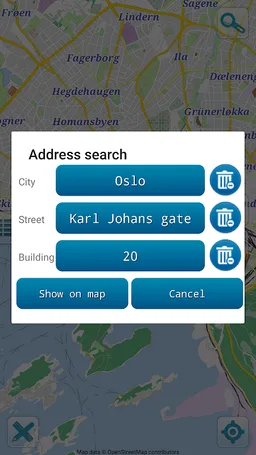 Map of Oslo offline screenshot 3