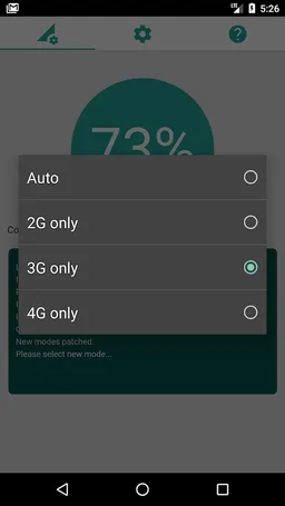 4G, 3G & 2G Only Modes for Huawei Modem (HiLink +) screenshot 3
