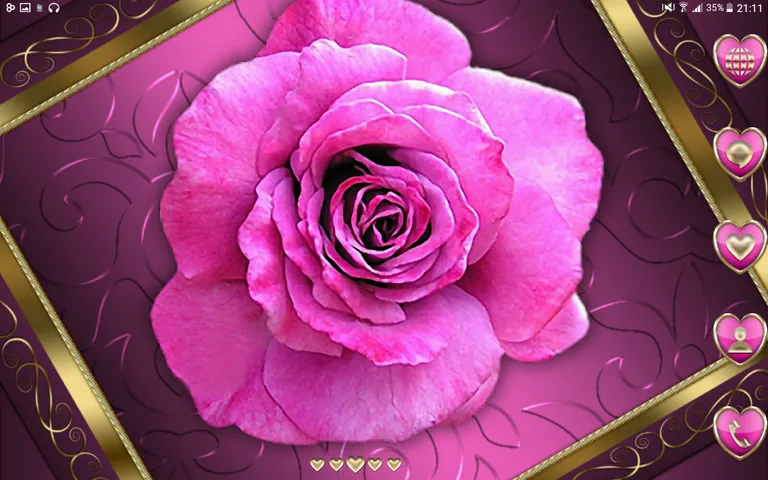 Pink Love Go Launcher Theme screenshot 13