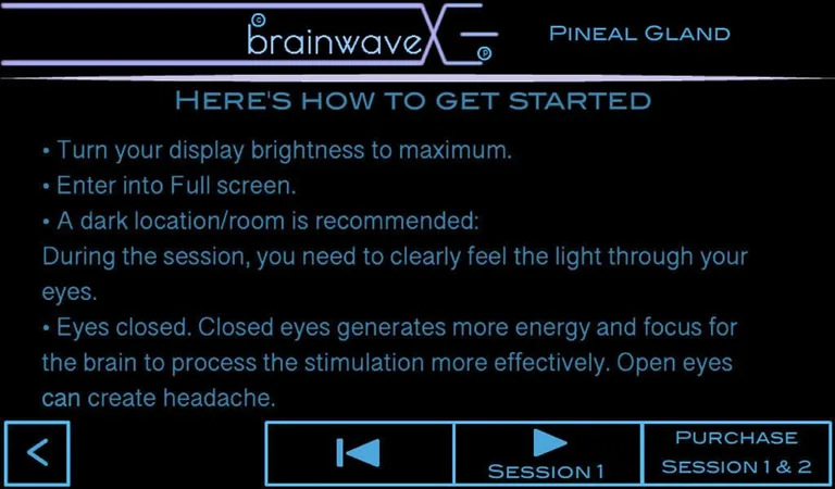 BrainwaveX Pineal Gland screenshot 2