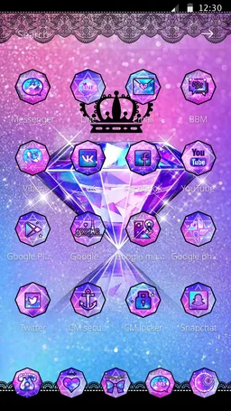 Galaxy Diamond Theme screenshot 16