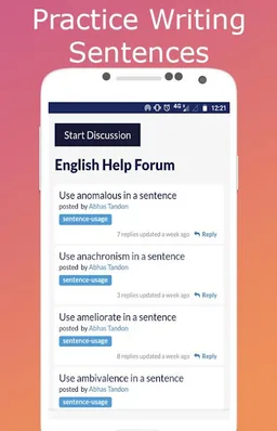 English Discussions screenshot 2
