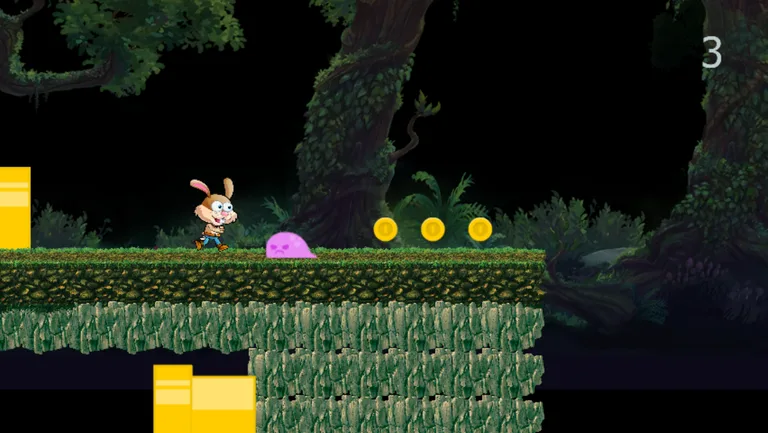 Super Run With Cute Bunny screenshot 1