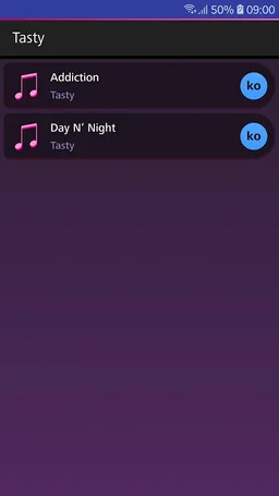 Lyrics for Tasty screenshot 3