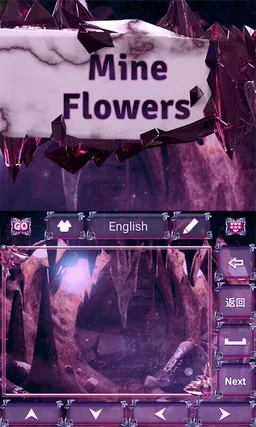 Mine Flowers Go Keyboard screenshot 4