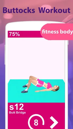 Get bigger hips -Exercise challenge screenshot 2