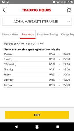Shell Retail Site Manager screenshot 1