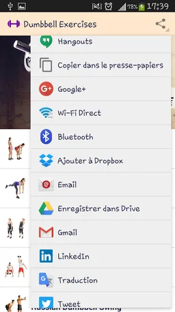 Dumbbell Exercises screenshot 5