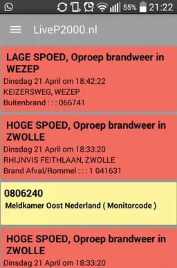 LiveP2000.nl - Free Meldingen screenshot 5