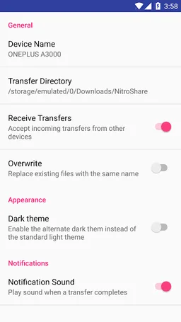 NitroShare screenshot 4