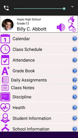 ParentVUE screenshot 2