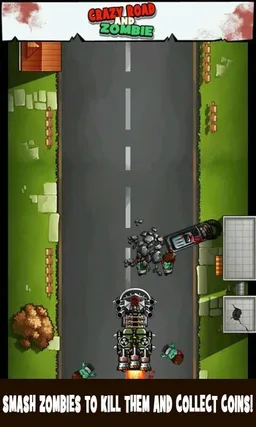 Crazy Road and Zombie screenshot 5