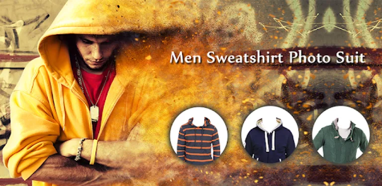 Men Sweatshirt Photo Suit cover image