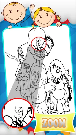 Coloring Steven Universe Games screenshot 9