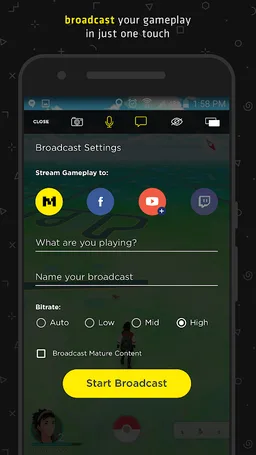 Mobcrush: Livestream Games screenshot 1
