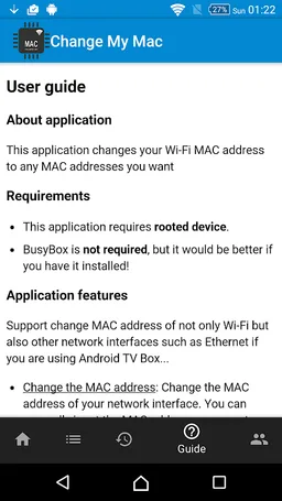 Change My MAC - Spoof Wifi MAC screenshot 6