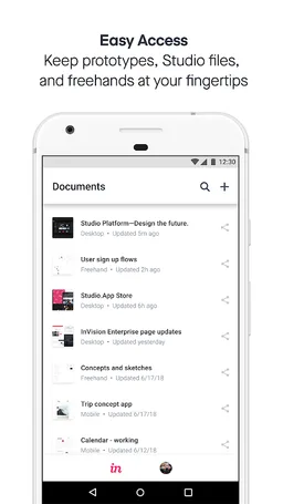 InVision screenshot 1