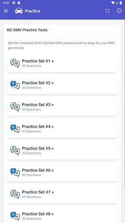North Carolina DMV Test screenshot 2