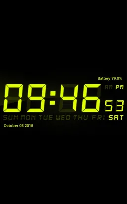 Digital Clock Widget screenshot 1