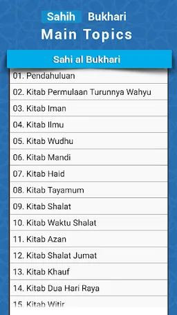 Sahih Al Bukhari (Indonesia) screenshot 6