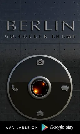 BERLIN Digital Clock Widget screenshot 2