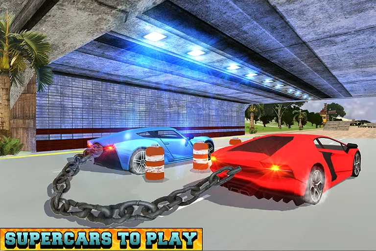 Chained Cars Racing Stunts screenshot 1