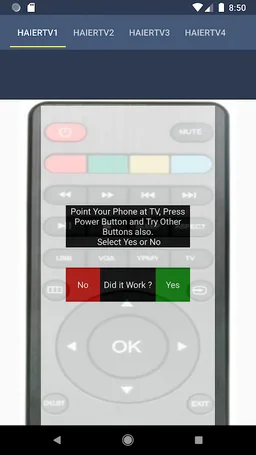 Haier TV Remote screenshot 3